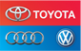 Логотип компании Тойота Ауди Фольксваген